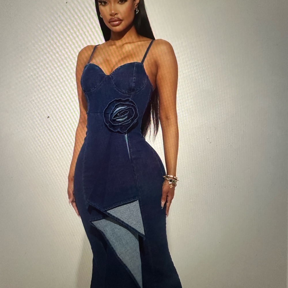 Fashion Nova Denim Dresss